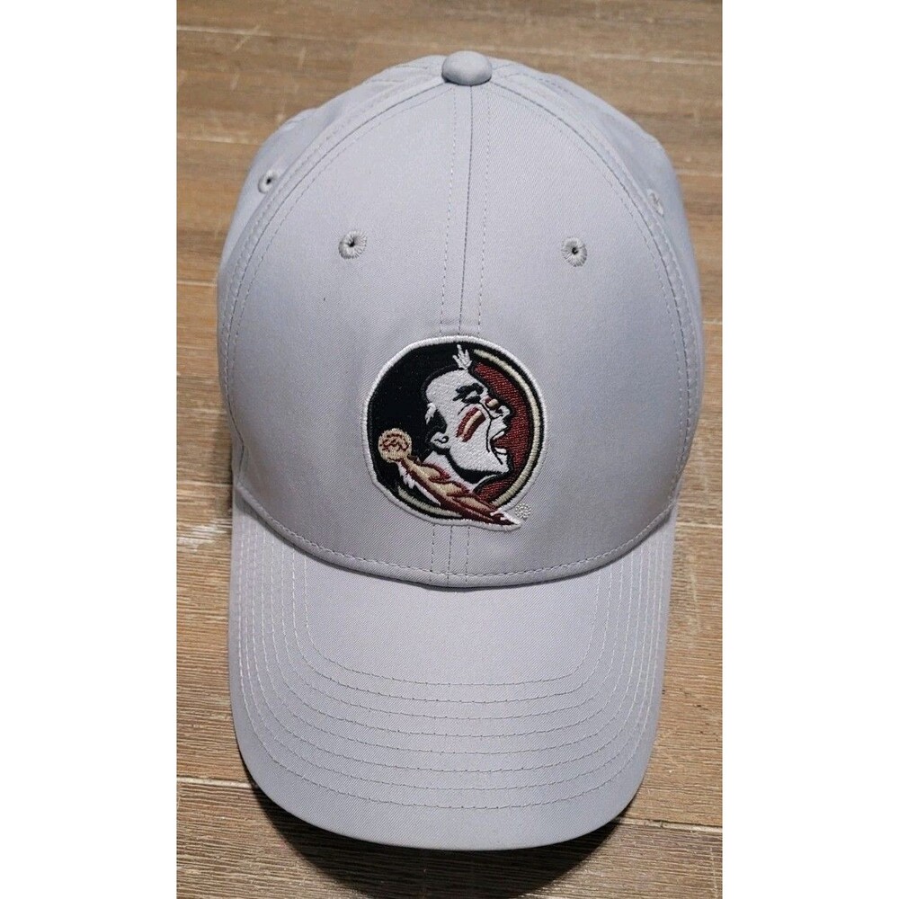 Nike Florida State Seminoles Gray Hat Rise Practice Performance Adj Legacy91 Cap
